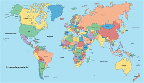 Weltkarte Bild